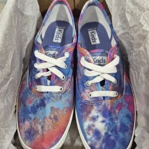 Keds Champion Canvas Sneakers Size 7 BNWT | Tie Dye Casual Shoes